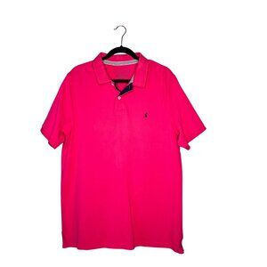 Joules Woody Polo Mens Size‎ XL Short Sleeve Collared Shirt Pink